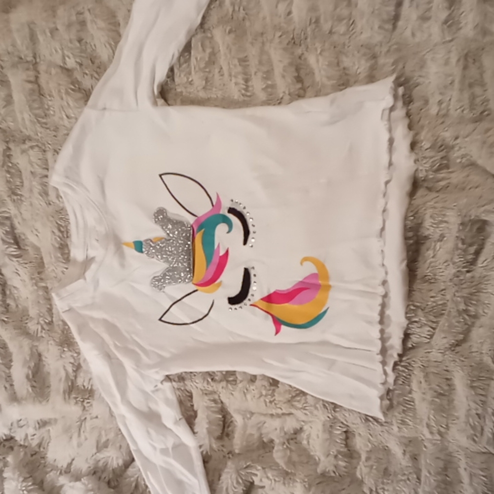 Girls 4/5 unicorn top